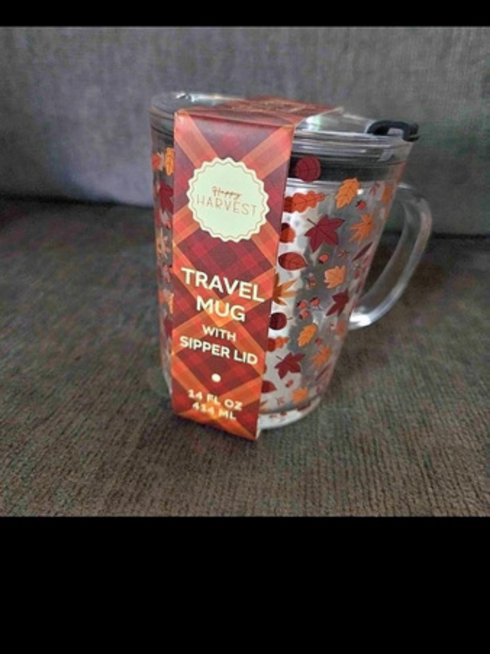 Travel Mug with Sipper Lid Red NWT